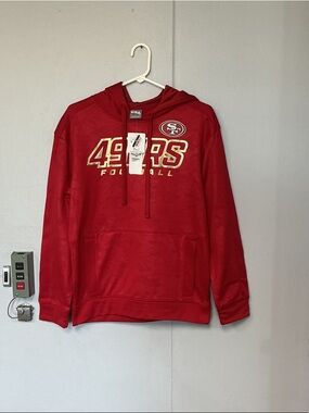 NFL San Francisco 49ers Red & Gold Hoodie Sweatshirt
